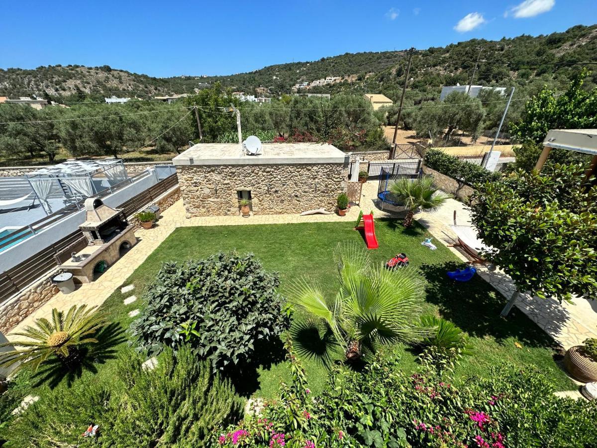 Bio Garden Stonehouse Villa Gonia Exterior photo