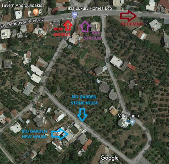 Bio Garden Stonehouse Villa Gonia Exterior photo